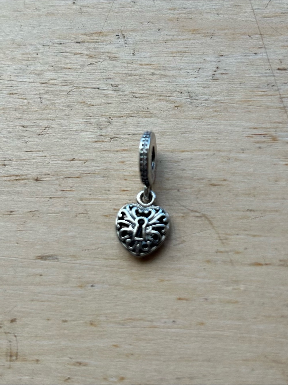 Pandora Intricate Heart Lock Charm